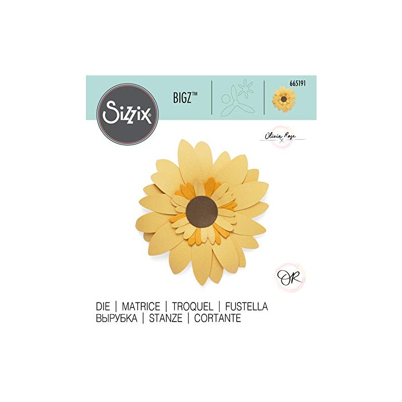 Sizzix Bigz 665191 Die Sunflower by Olivia Rose