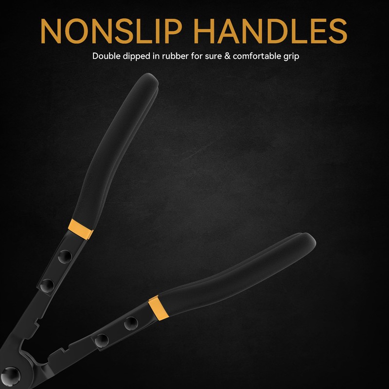 Renekton Heavy Duty Exhaust Hanger Removal Pliers, Separates Rubber Supports