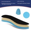 Geyoga 6 Pairs Shoe Insoles Women Thin Breathable Shoe Pads
