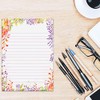 Current Floral Watercolor Summer Garden Notepad- 5" x 7" 60