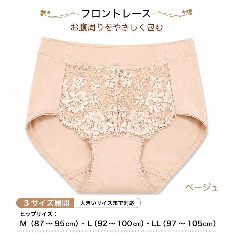 [Aprose] Women's Waist Incontinence Shorts, Set of 2, Urine Leakage,