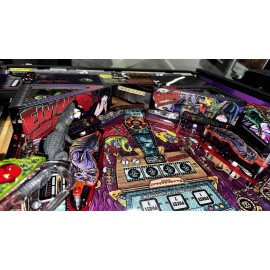 Stern Pinball Elvira House Of Horrors Pinball Mod DECAL Apron Wall ( SOLD AS A PAIR)