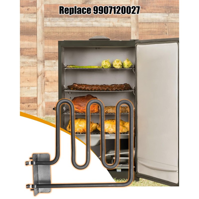 1200 Watts Electric Smoker Heating Element Replace 9907120027 Fit for