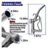 GAOLAOSY 1" FNPT Fuel Nozzle, 15/16" Curved Spout Manual Fuel