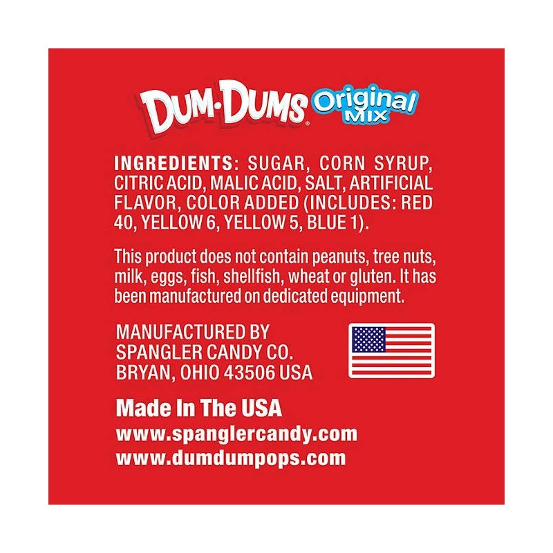 Dum Dum Lollipops Dum Dum Original Pops (500 ct.) -
