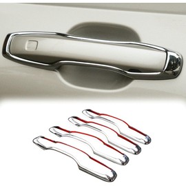 Bayyee 4Pcs Chrome Door Handle Cover for Volvo XC90 2016 2017 2018 2019 2020 2021 2022 2023 Exterior Side Door Handle Cover Trim