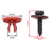 20x Bottom Shield Fasteners Engine Undertray Cover Clips Compatible with