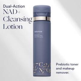 Intuisse - Active NAD+ Prebiotic Toner - Micellar Water & Makeup Remover– 5% Pharma-Grade NAD+ Cleanser with Centella Asiatica & A-Glucan Oligosaccharide – Swiss Liposomal Technology – 100ml