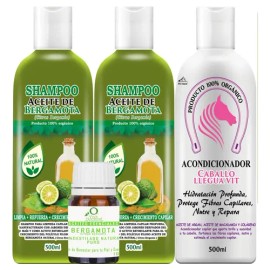 2 Shampoos Aceite De Bergamotaacondicionador Argan-macadami                                                                                           
