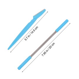 FOMIYES 4pcs Facial Epilator Set Eyebrow Razor Hair Removal Tool Trimmer for Women Battery Compact for Travel