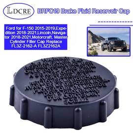 BRFC19 Brake Fluid Reservoir Cap Replacement for Ford for F-150 2015-2019,Expedition 2018-2021,Lincoln,Navigator 2018-2021,Motorcraft, Master Cylinder Filler Cap Replace FL3Z-2162-A FL3Z2162A