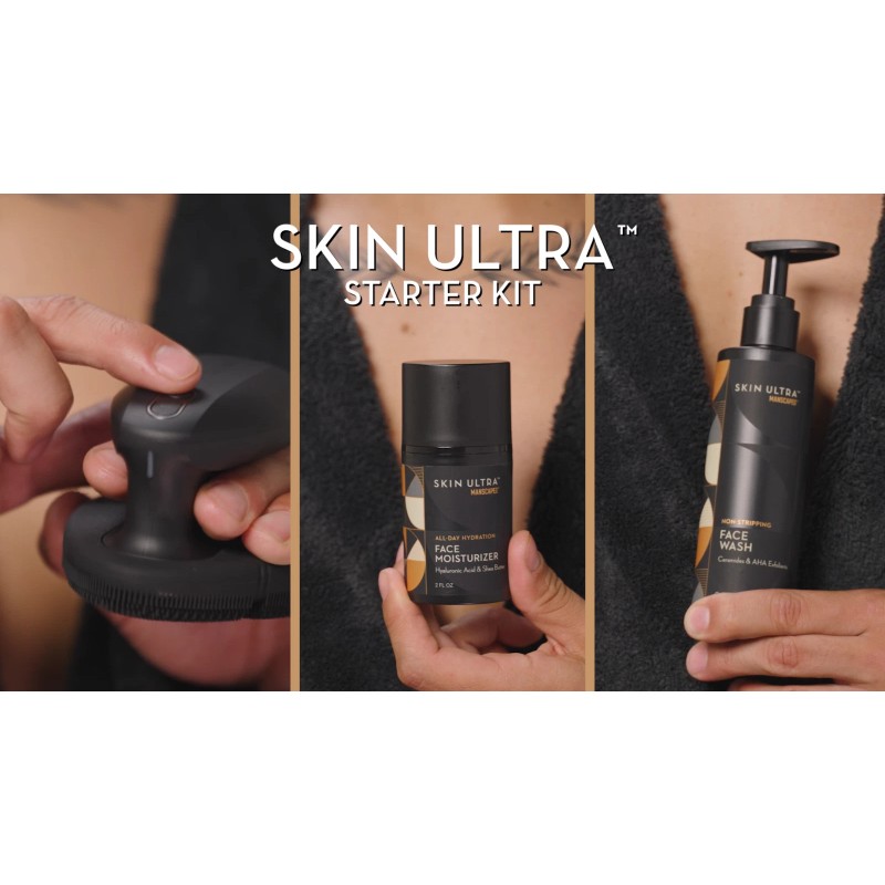 MANSCAPED® The Face Buffer PRO - Men's Electric Silicone Face