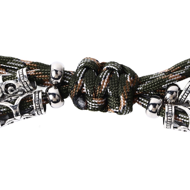 Smart Bracelet Strap Adjust Size Beaded Ethnic Style Replacement Wristband