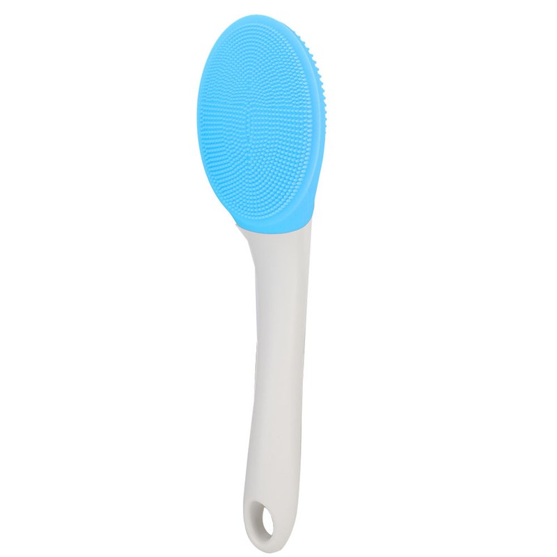 Electric Silicone Brush Silicone Body Brush Long Handle Shower Brush