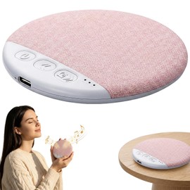 Sleep Pillow Speaker, 2026 New Bluetooth Pillow Speaker,Portable Bluetooth Under Pillow Speaker with White Noise，for Deep Sleeping, for Side Sleepers and Deep Sleep (No Charger (Pink)