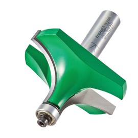 Trend CraftPro Bearing Guided Ovolo Router Cutter, 1/2 Inch Shank with 25.4mm Radius and 32mm Cut Length, Carbide Tipped, C079BX1/2TC