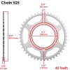 Caltric Blue O-Ring Drive Chain & Sprockets Kit for Yamaha