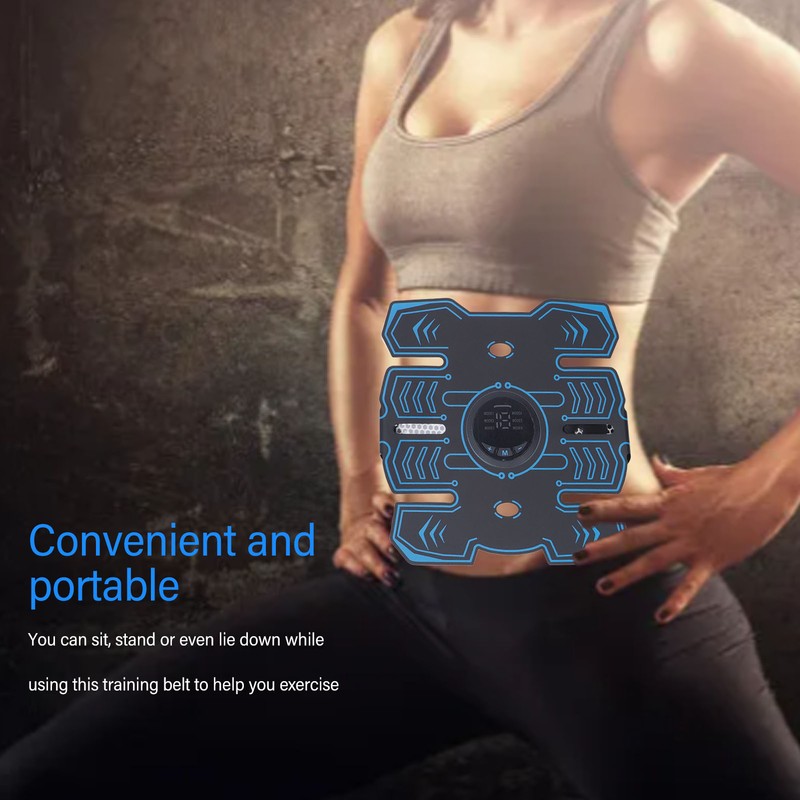 Muscle Toner Abs Stimulator Rechargeable Muscle Training Belt Abdominal Toning