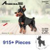 Atomic Building Doberman Dog Building Miniature Blocks