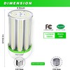 2-Pack 1000W Equivalent LED light bulb,5000K,15000lm,E26/E39 Base,LED Replacement Metal Halide