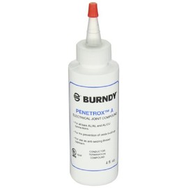 Burndy PENA4 Oxide Inhibiting Electrical Joint Compound, 4 OZ, for Al-Al, Al-Cu & Al Conduit Threads, Aluminium