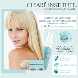 Clinuance Permanent Colouration without Ammonia, Sensitive Hair, 10.1 Champagne Blonde, 170 ml (x3)