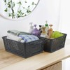 Ortodayes Cupboard Storage Baskets, Set of 3 Storage Baskets, Plastic