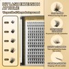 Eyelash Extension Kit, 182Pcs D Curl False Eyelashes Clusters Kit