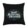 Smart Algorithms Unleashed Edge AI Machine Learning Edge Throw Pillow