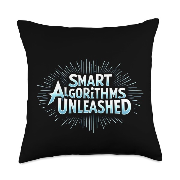 Smart Algorithms Unleashed Edge AI Machine Learning Edge Throw Pillow