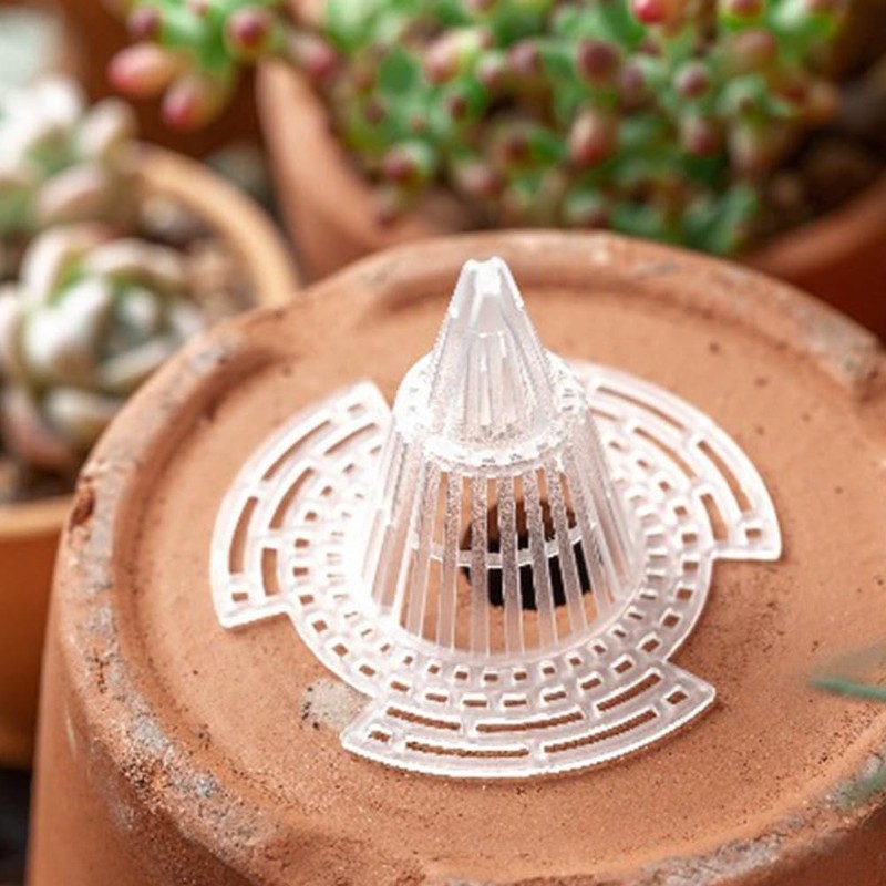15pcs Plastic Mesh Cones for Bottoms with Hollow Core Design