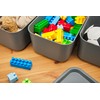 Iris Ohyama, Set of 3 Plastic Storage Boxes with Lids