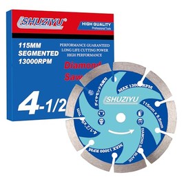 4-1/2" (115mm), Stone Working Diamond Circular Saw Blade, Arbor 3/8"(9.5mm), Use on all brand 9.5mm arbor Cordless Saw, Granite, Marble, Concrete Cutting