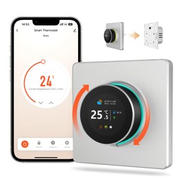 MIUCDA Smart Button Thermostat WiFi for Water Underfloor Heating Thermostat Compatible with Alexa, Google Assistant