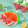 Watermelon Shape Popsicle Molds, Ice Pop Silicone Molds 6 Cavities,