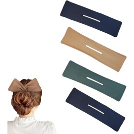 4Pcs Hair Bun Maker Deft Bun,Hair Bun Makers Deft Bun Twister Flexible Donut Hair Bun Lazy Hair Curler Bun,Deft Bun Hair Bands,Fashion Hair Bun Maker Twist Bun,Hair Bun Maker Deft Bun Donut Hair Bun