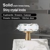 Kitchen Cabinet Drawer Knobs 4 Pack Gold Crystal Brushed Cabinets