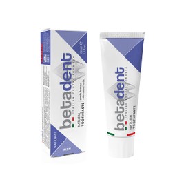 Betadent DENTIFRICIO NATURAL - Hygienic, Anti-Plaque, Soothing and Refreshing Effect, Strengthens Gums, Gentle Formula with Natural Plant Extracts - Maxi Format 100 ml