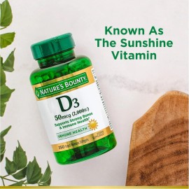 Vitamina D3 2,000 Iu Nature's Bounty 350 Unidades