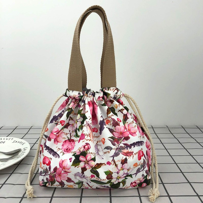 Enyuwlcm Mini bolsa de almuerzo reutilizable pequeña linda bolsa de