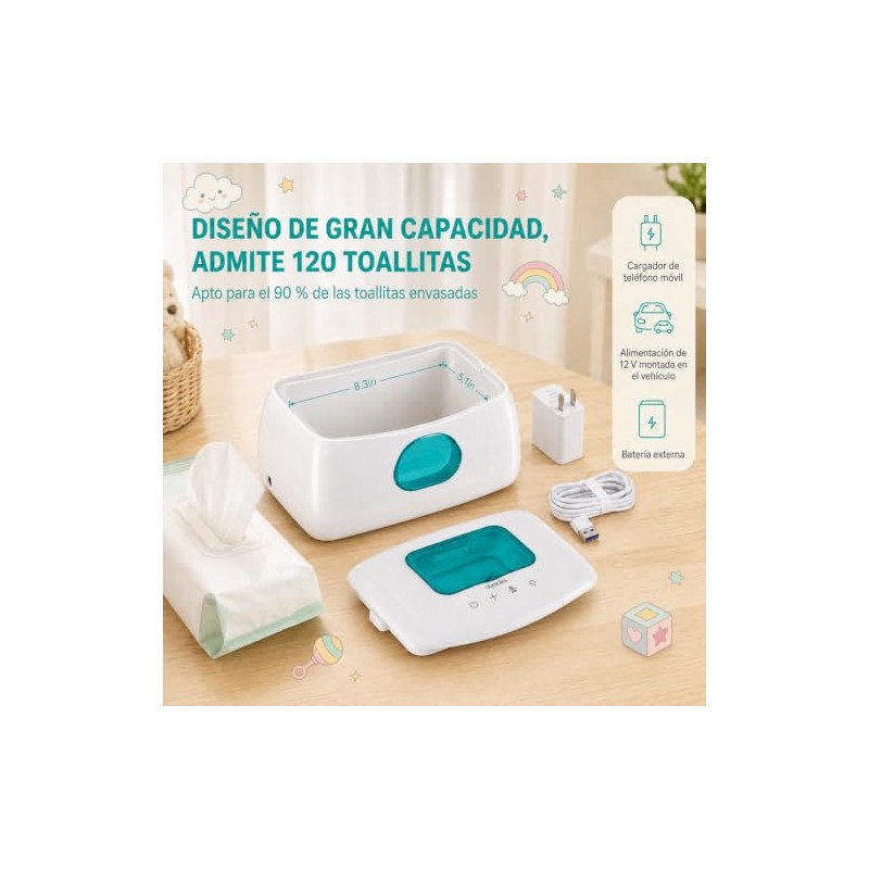 YPZG Calentador de Toallitas Húmedas para Bebés