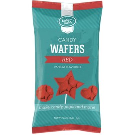 Make'n Mold Vanilla-Flavored Melting Candy Wafers Red, 12 Ounce