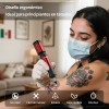 Kit Para Tatuar Profesional Inalámbrico 2x 2400mah Juemel