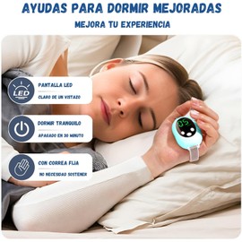 GFHGJH Dispositivo PortáTil de Mano para Dormir, Dispositivo contra la ansiedad,Dispositivo de Ayuda Natural para Dormir para Mejorar La Ansiedad Del SueñO，neurocontrol para el insomnio y ansiedad