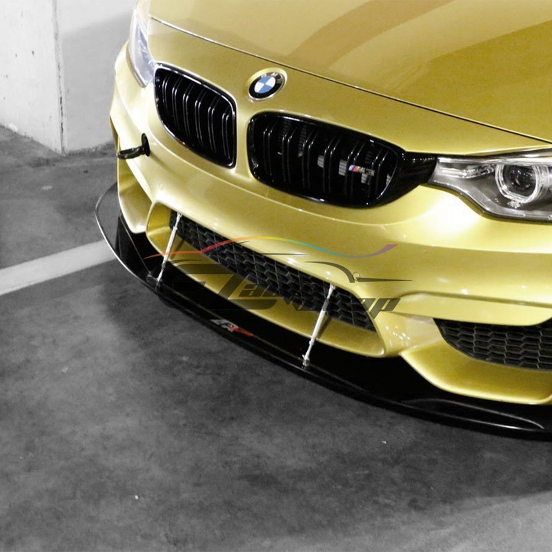 EZAUTO WRAP Gray 6"-8" Adjustable Front/Rear Frame Bumper Lip Splitter