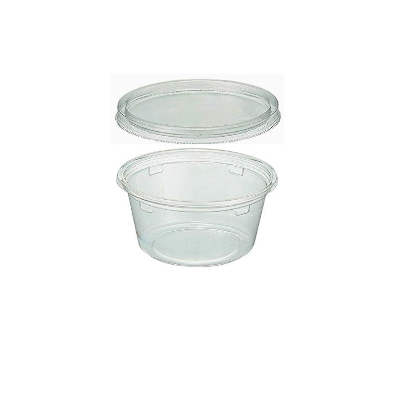 cuoca Plastic Pudding Cups, 3.2 fl oz (90 ml) (With