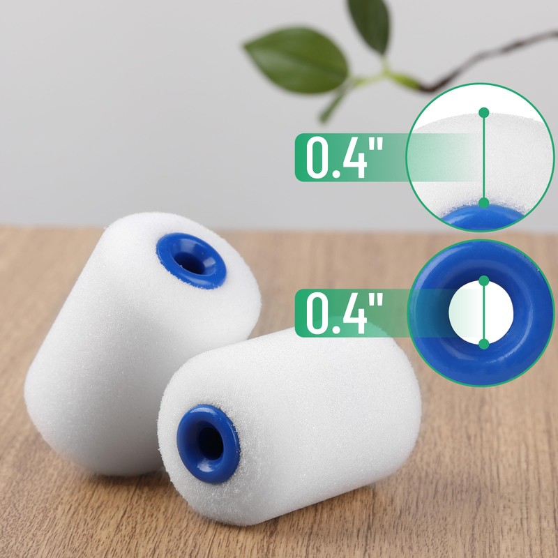 Bates Choice Foam Paint Roller Covers, 2", 12 Pack, High