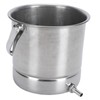 Enema Bucket Kit 1.6L Stainless Steel Bucket Reusable Shower Enema