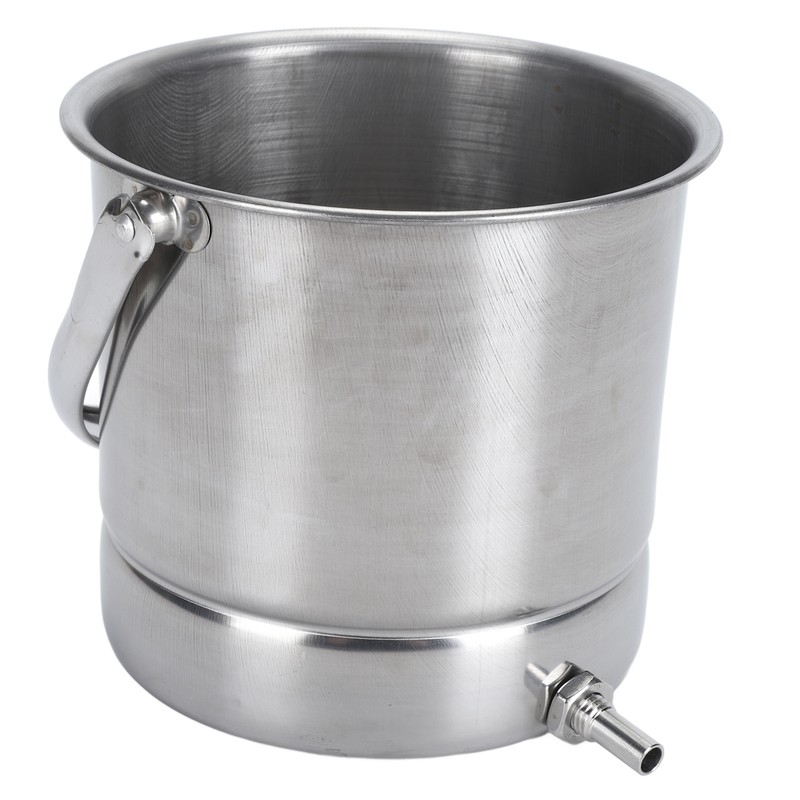 Enema Bucket Kit 1.6L Stainless Steel Bucket Reusable Shower Enema