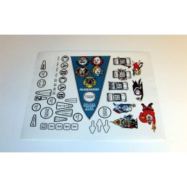 TAXI Pinball Machine Insert Decal Set Marylin Playfield Set